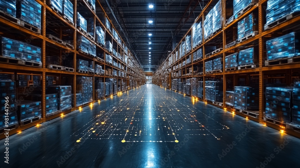 Poster machine learning algorithms optimizing logistics in a modern warehouse environment