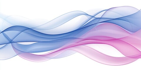Gentle waves in blue and pink hues interweave, creating a calming effect perfect for artistic backgrounds or modern designs