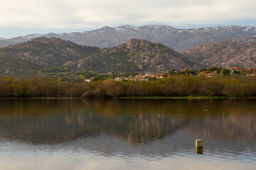 peaceful riverside landscape