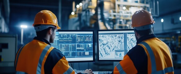The Engineers in Safety Helmets