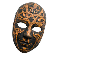 Ornate Decorative Mask with Intricate Design