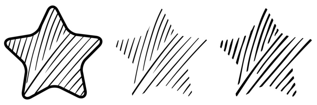 ÉTOILE STYLISÉE AVEC LIGNES