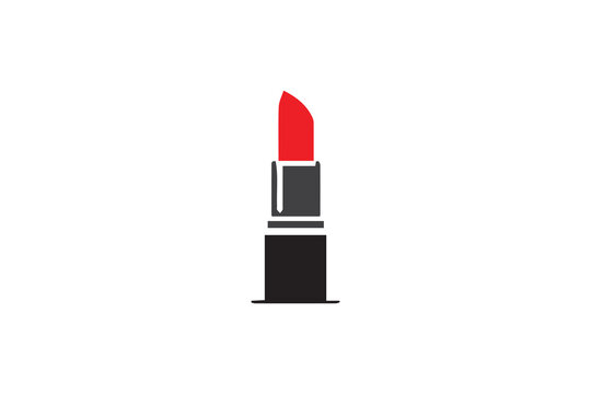 recommend clip art: lipstick vector clip art silhouette illustration in white background
