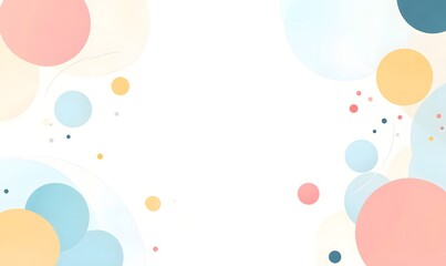 Flat design abstract white Geometric background