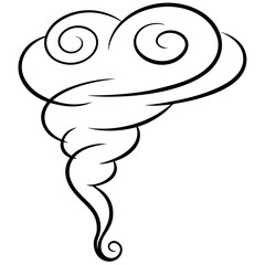 Spooky Fog Swirls Vector Design