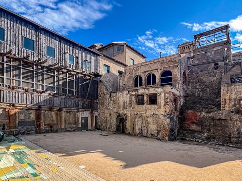 Old silver mine in Sardinia 