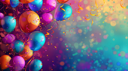 Party blowout background