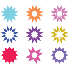 geometry mandala shape vector art design