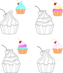 cake coloring book