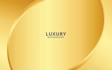 Obraz premium Luxury golden background with shape or elegant gold backdrop illustration