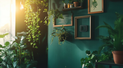 design a beautifully looking wall for a youtube video