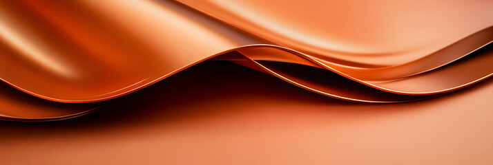 Obraz premium Clear and Simple Image Depicting a Copper Metal Sheet | Industrial-Grade Copper Material for Manufacturing and Construction