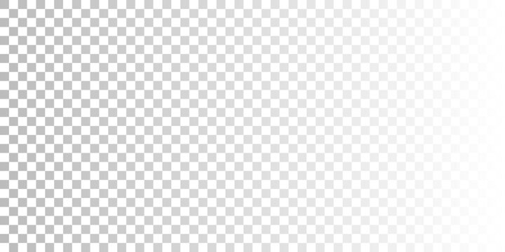White gradient backdrop on transparency grid. Abstract vector background. Graphic element suitable for design or digital art.