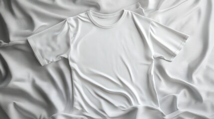 Obraz premium white empty. t-shirt design template mockup print pattern isolated background. blank clothing fashion concept transparent background