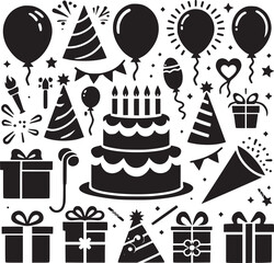 Birthday Icon, Cake icon symbol