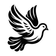 Obraz premium Dove of peace bird illustration