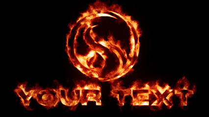 Burning Logo Animation