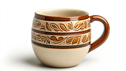 Coffee cup are beautiful, have patterns, designs, and beautiful shape.