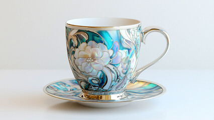 Coffee cup are beautiful, have patterns, designs, and beautiful shape.