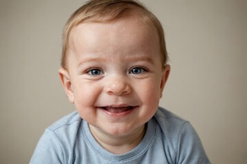 Portrait of Smiling baby boy