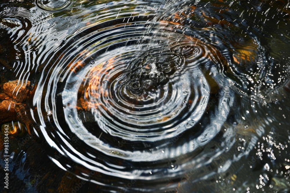 Poster a computer generated spiral showcasing dynamic flow of motion and momentum, the dynamic flow of moti