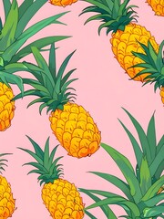 Tropical Pineapple Pattern