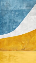 Colorful urban mural with designated area on right for adding text, ideal for showcasing messages