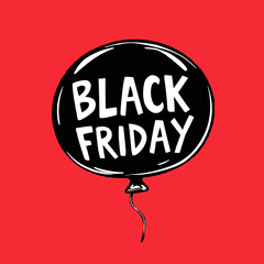 Fototapeta premium Black Friday
