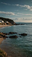 Seaside view.