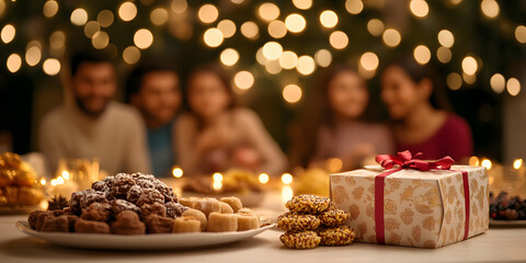 Diwali Sweets on the Table | Traditional Indian Festive Desserts for Celebration