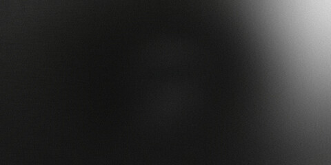 Gradient background with deep carbon and rich pitch-black tones, noise texture effect