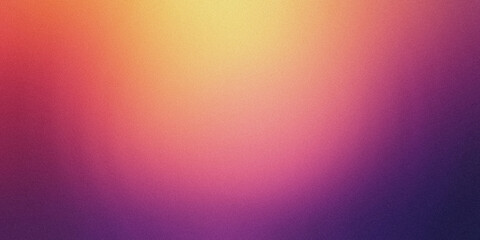 Obraz premium Gradient background with lavender and sunset orange tones, noise texture effect