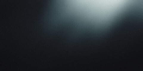 Fototapeta premium Gradient background with obsidian black and dark anthracite tones, noise texture effect