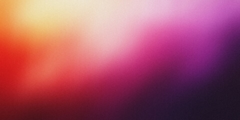 Fototapeta premium Gradient background with plum purple and rusty red tones, noise texture effect