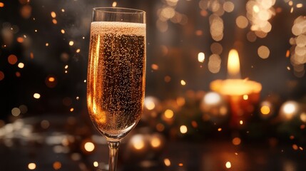 Sparkling New Year Celebration Champagne
