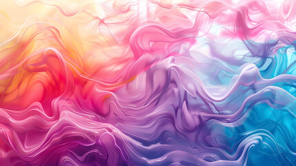 Fototapeta premium Soft and liquid color waves background