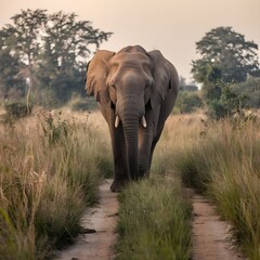 Fototapeta premium elephant in forest