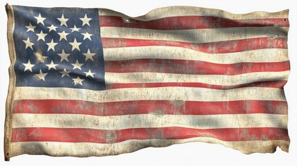 Obraz premium Vintage American Flag