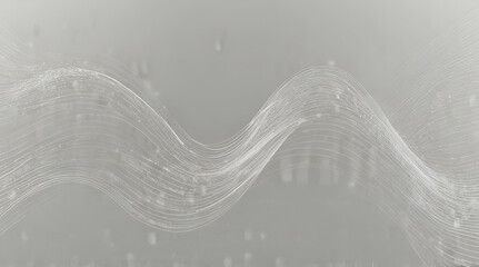 abstract blur white line wave with black  background