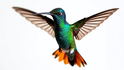 Obraz premium Hummingbird in Mid-Flight