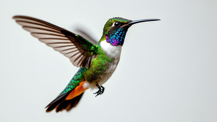 Obraz premium Hummingbird in Mid-Flight