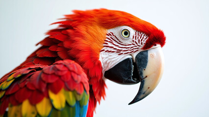 Obraz premium Close-Up of a Vibrant Macaw