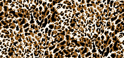 leopard seamless pattern with leopard print