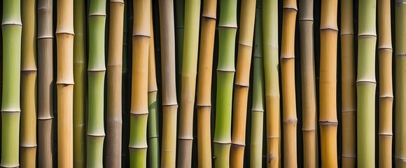 surface of bamboo fence texture background