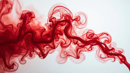Red Smoke Abstract Background