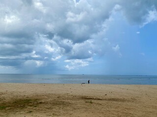 Beach and clouds 
