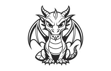 A skull photo Line Art drawing with a black face outline on a white background