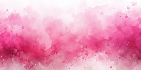 Abstract Watercolor Pink Cloudscape, Watercolor, Pink, Clouds