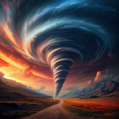 Tornado in the desert