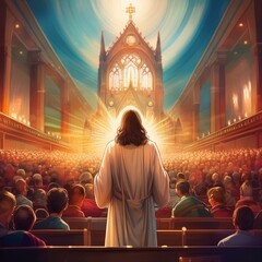 Church shocked when Jesus walks in